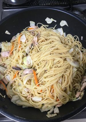 オリーブ油と醤油の和風なまり節パスタ❗️-レシピのメイン写真