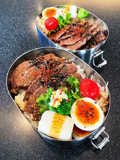 高校生弁当 2022 9月25焼肉丼弁当-レシピのメイン写真