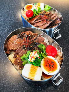 高校生弁当 2022 9月25焼肉丼弁当-レシピのメイン写真