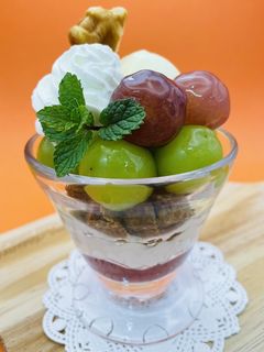 ぶどうパフェ-レシピのメイン写真