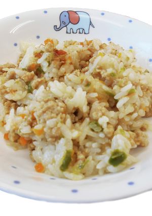 【保育園給食】おかかチャーハン-レシピのメイン写真