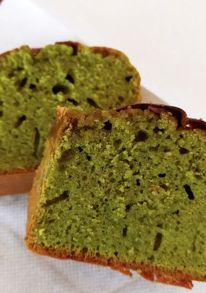 マシュマロin抹茶のパウンドケーキ-レシピのメイン写真