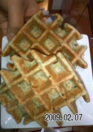ワッフルメーカーでお好み焼き☆-レシピのメイン写真