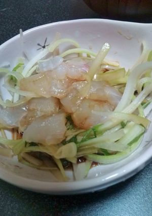 簡単美味しい！鯛のセロリサラダ-レシピのメイン写真