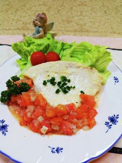 簡単かじき鮪のチーズ蒸し♬トマトソース味-レシピのメイン写真