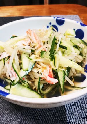 キユーリともやしの中華サラダ-レシピのメイン写真