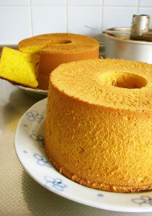かぼちゃシフォンケーキ＊改訂版-レシピのメイン写真