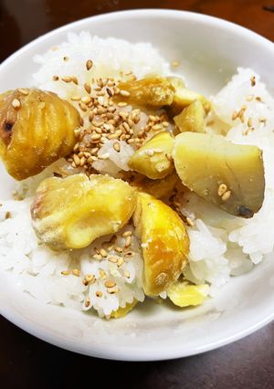 手抜き栗ご飯-レシピのメイン写真