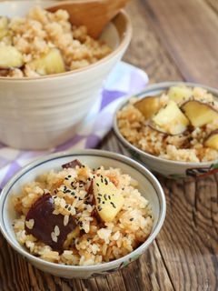さつまいもの醤油バターごはん-レシピのメイン写真
