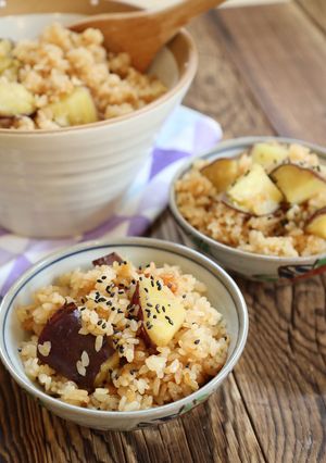 さつまいもの醤油バターごはん-レシピのメイン写真