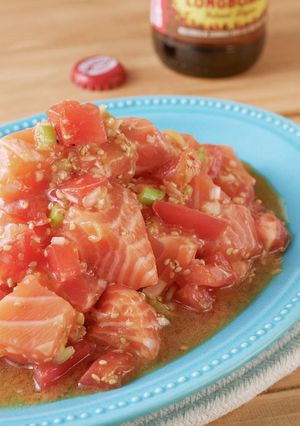 トマトだれのやみつき油淋サーモン-レシピのメイン写真