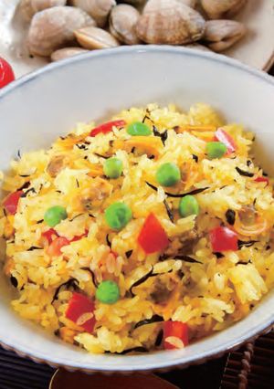 アサリとヒジキの炊き込みご飯-レシピのメイン写真