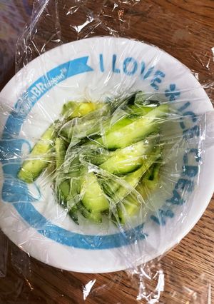 きゅうり　半分　すぐ漬け！-レシピのメイン写真