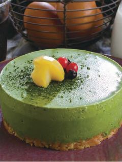 緑茶のチーズケーキ-レシピのメイン写真