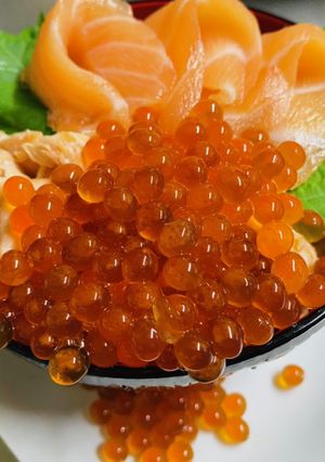 【鮭・イクラの親子丼】自家製生筋子より-レシピのメイン写真