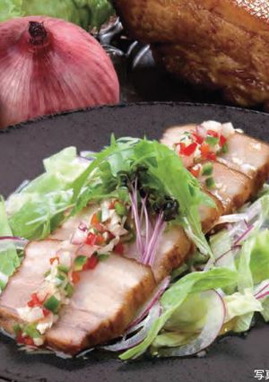 たっぷり野菜と豚バラ肉の中華風ロースト-レシピのメイン写真