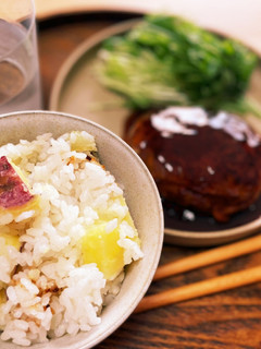 秋の味覚 さつまいもごはん-レシピのメイン写真