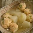 ぷりっ♡えび団子と蕪の炊き合わせ