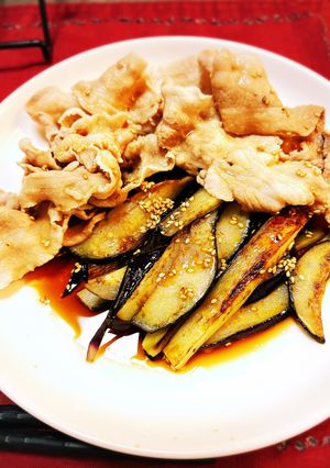 豚肉とナスのうま焼きびたし-レシピのメイン写真