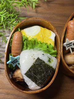 水玉オム焼きそばJK弁当-レシピのメイン写真