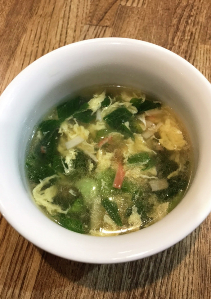 ちんげんさいとカニカマの中華スープ-レシピのメイン写真