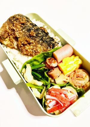 塩サバの味噌マヨ照り焼き弁当-レシピのメイン写真