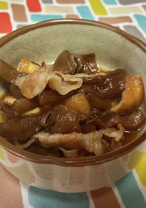 超簡単☆旨味堪能！田舎風の芋がらの煮物♫-レシピのメイン写真