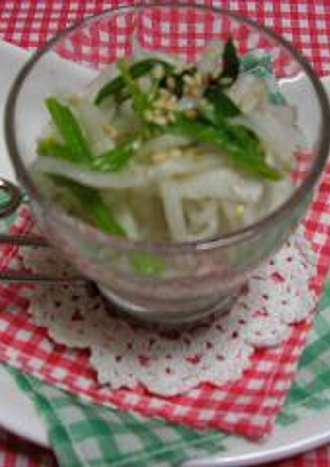 大根とほうれん草のナムル-レシピのメイン写真