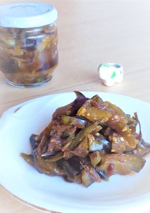美味・美味・XO醤でなすの佃煮♪-レシピのメイン写真