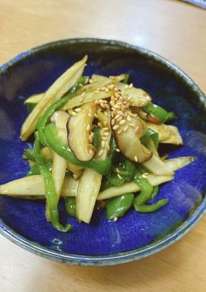 ごぼう・椎茸・ピーマン☆きんぴら-レシピのメイン写真