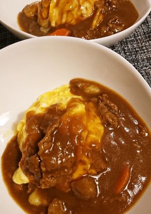 肉じゃが→オムカレー-レシピのメイン写真