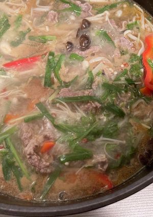 牛肉火鍋-レシピのメイン写真