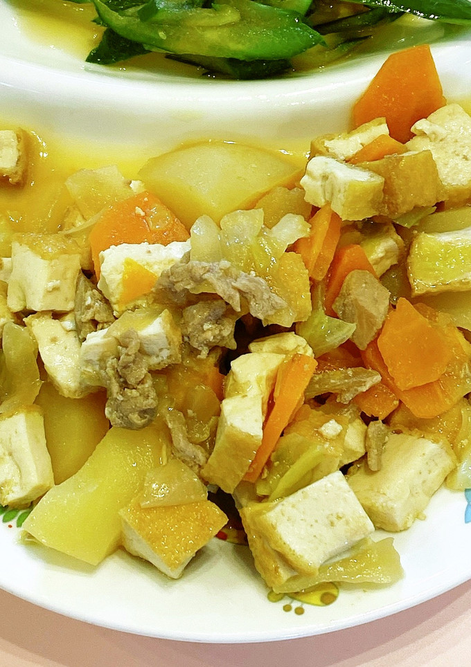 【保育園給食】生揚げと豚肉の煮物-レシピのメイン写真