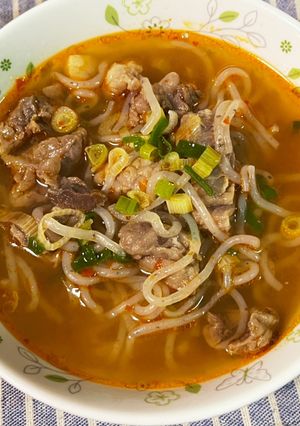 ピリ辛牛すじ煮込みスープ-レシピのメイン写真