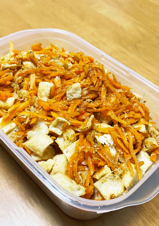 にんじんと油揚げの胡麻和え-レシピのメイン写真