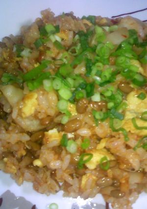 納豆キムチ炒飯-レシピのメイン写真