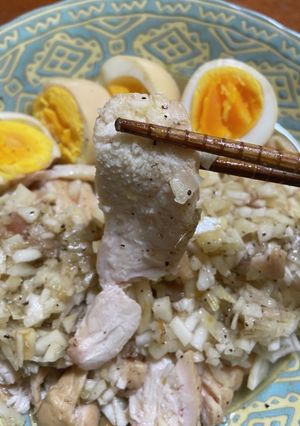 よだれ鶏^ ^ムネ肉塩ダレチャーシュー-レシピのメイン写真