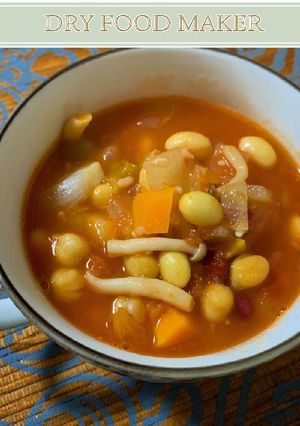 塩麴を使ってお豆のトマトスープ【ドライ】-レシピのメイン写真