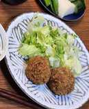 肉汁溢れるジューシーメンチカツ