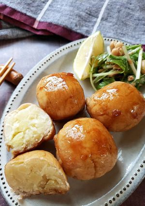 名コンビ！じゃがチーズの甘辛肉巻き-レシピのメイン写真