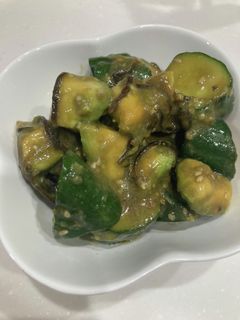 きゅうりとアボカドの塩昆布あえ-レシピのメイン写真