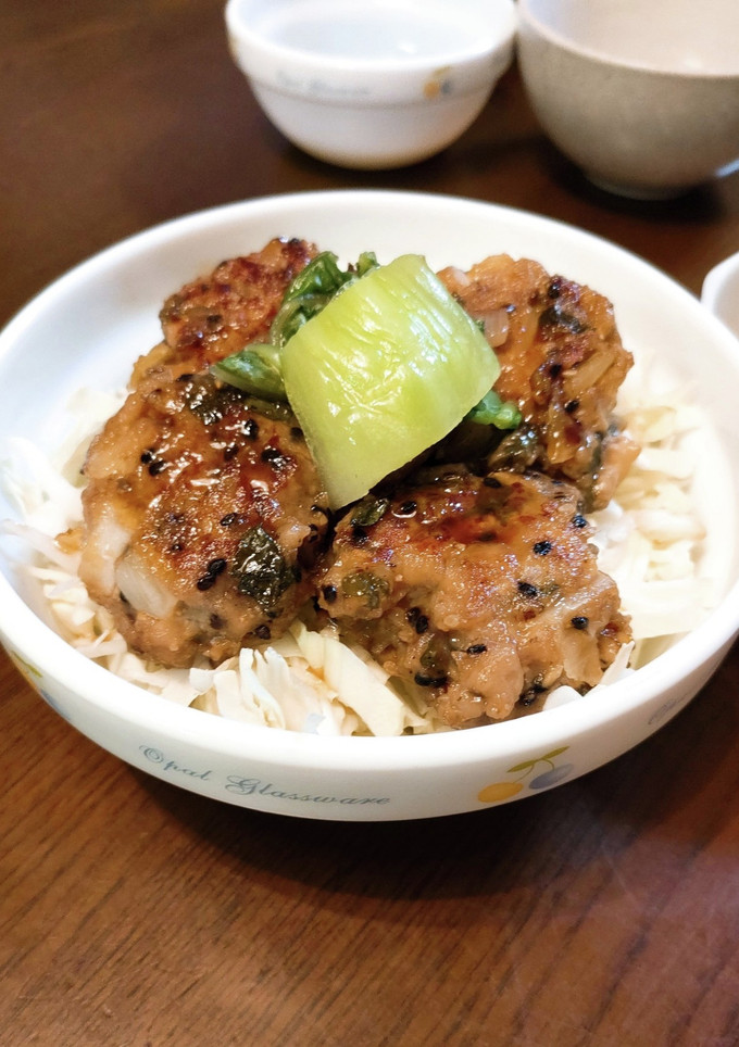 甘めのコク旨！あじのつくね丼-レシピのメイン写真