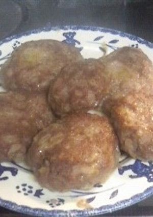 オーブンで♪味付きハンバーグ-レシピのメイン写真