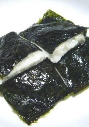 ヤマトイモの韓国のり風味焼き-レシピのメイン写真