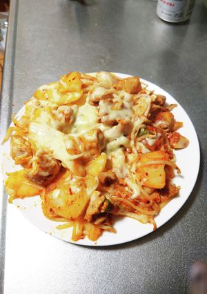 野菜でボリュームupチーズダッカルビ風-レシピのメイン写真