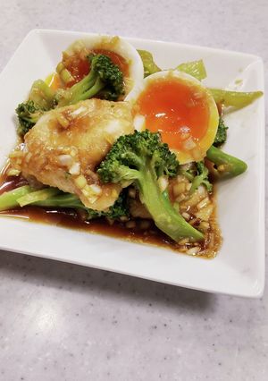 とりむね肉とブロッコリーの油淋鶏風-レシピのメイン写真