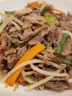 【13分】ピリ辛牛肉野菜炒め(1人前)-レシピのメイン写真