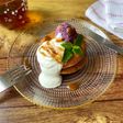 ふわふわ!紅芋の米粉パンケーキ