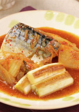 ごまとキムチの旨味！塩鯖のやみつき煮-レシピのメイン写真