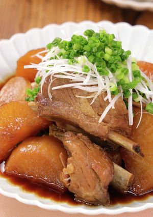 ご飯がすすむ！スペアリブと大根の生姜煮-レシピのメイン写真